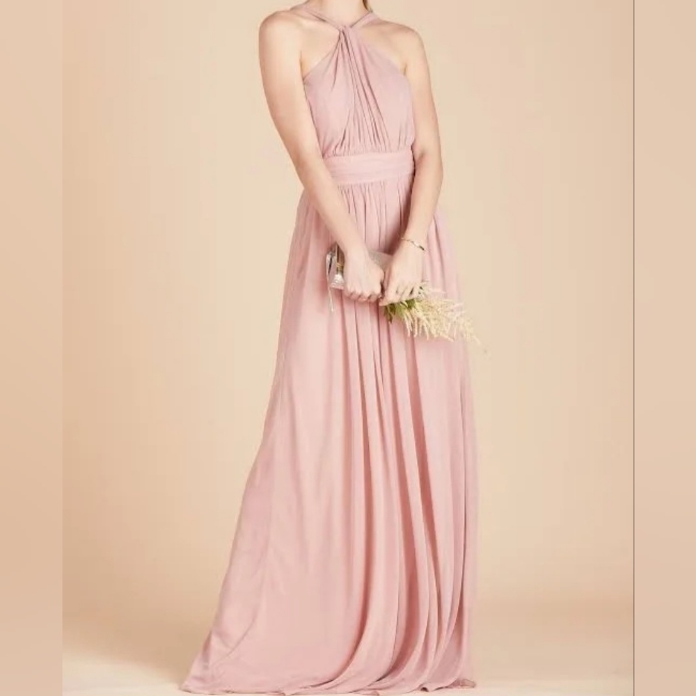 Nwt Birdie Grey Kiko Bridesmaid Maxi Dress in Dusty Rose - Picture 3 of 13